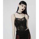 Punk Rave Gothic Top - Flower Cage XS