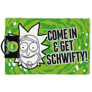 Rick And Morty Felpudo - Get Schwifty