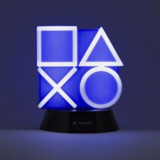 Playstation Lámpara - Blue And White Icons