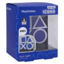 Playstation Lámpara - Blue And White Icons