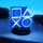 Playstation Lampe - Blue And White Icons