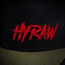 Hyraw Snapback Cap - Khaki Red Flat Brim