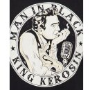 King Kerosin Camiseta - Man In Black Negro