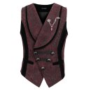 Devil Fashion Vest - Lord Waistcoat Bordeaux