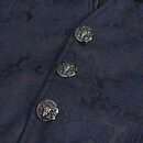Devil Fashion Vest - Peacock Waistcoat Navy