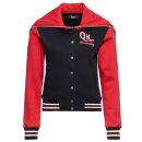 Queen Kerosin College Jacket - QK Hoodie Black-Red