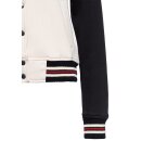 Queen Kerosin College Jacket - Blanko Cream-Black