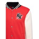 King Kerosin College Jacket - Rebel Red