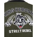 King Kerosin Veste de Baseball - Rebel Oil Green