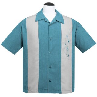 Steady Clothing Camicia da bowling - Mid Century Marvel Pacific