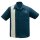 Steady Clothing Chemise de Bowling - V8 Classic Teal/Stone