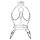 KILLSTAR Imbracatura - Baphomet Bones Harness