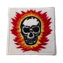 Rock Daddy Patch - Flaming Skull