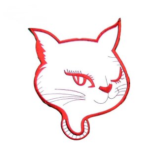 Rock Daddy Patch - Red Cat
