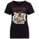Queen Kerosin T-Shirt - Deep In Texas Noir