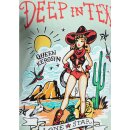 Queen Kerosin Ringer Camiseta - Deep In Texas Mint