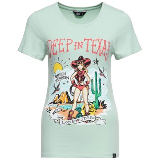 Queen Kerosin Camiseta - Deep In Texas Mint