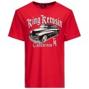 King Kerosin Camiseta - California Greaser Rojo