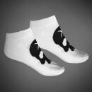 Hyraw Füßlinge Socken - Skull White