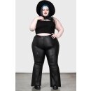 KILLSTAR Faux-Leather Flares - Maleficents Mirage