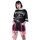 Poizen Industries Gothic Shorts - Ismene Black/Pink