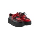 KILLSTAR Zapatos de plataforma - Hexellent Creepers Black/Red