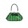 Banned Alternative Handbag - Batbow Green