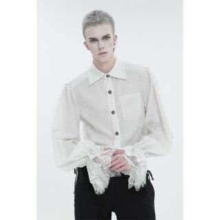Devil Fashion Gothic Shirt - Lestat Ivory
