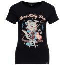 Queen Kerosin T-Shirt - Purr Kitty Purr Black
