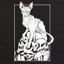 Easure Camiseta de mujer - Skull Sphynx S