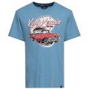 King Kerosin Camiseta - Edsel Smoke Blue