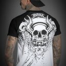 Hyraw Camiseta Raglan - Graphic Skull