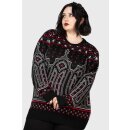 KILLSTAR Knitted Sweater - Devil On My Back Sweater