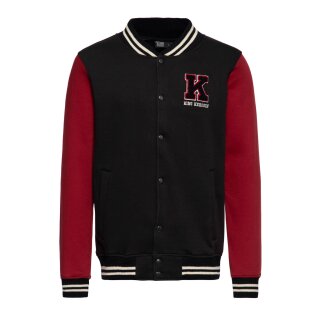 King Kerosin College Jacket - Blanko Black