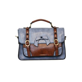 Banned Bolso de mano - Leather Bow Light Blue