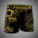 Hyraw X Freegun Boxershorts - Golden Skull