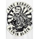 King Kerosin T-Shirt - Man In Black II White