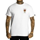 Sullen Clothing T-Shirt - Rose Badge White