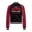 Queen Kerosin College Jacket - Rock n Roll  Black