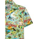 King Kerosin Hawaii Shirt - Lake Garda Mint