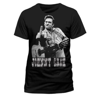Camiseta de Johnny Cash Band - Finger Salutes S