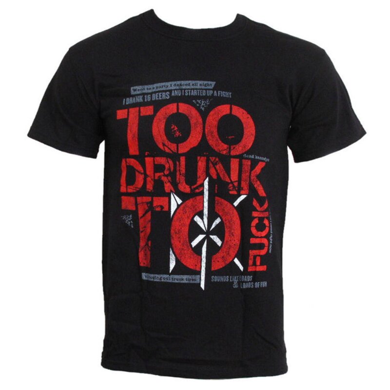 Dead Kennedys Band T-Shirt- Too Drunk S
