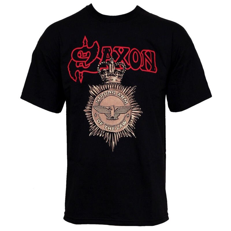 Saxon Band T-Shirt  - Arm of the law S