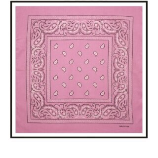 Bandana - Paisley Light Pink