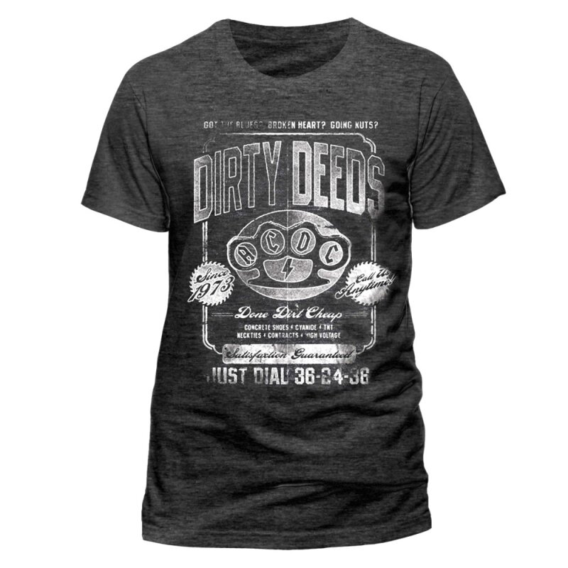AC/DC Band T-Shirt - Dirty Deeds S