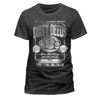 T-shirt de la bande AC/DC - Dirty Deeds L