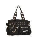 Banned - Black Gothic Handbag / Shoulder Bag