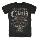 T-shirt Johnny Cash - Rock n Roll