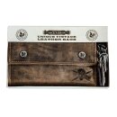 Jacks Inn 54 Leather Wallet with Chain - Old Brandy