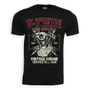 King Kerosin T-Shirt - Vintage Engine Größe S